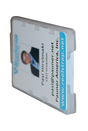 ReelStrap - The Best Id Badge Holder. Better Than Badge Reels or  Retractable Lanyards. (1 pc) : : Stationery & Office Products